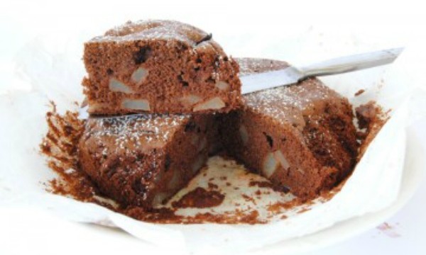 Torta pere formaggio gruè di cacao